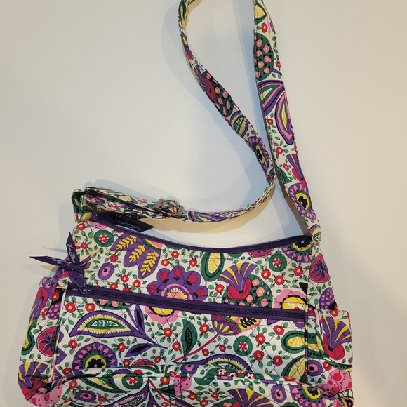 Vera Bradley Floral Multicolor Shoulder Bag - Picture 2 of 6